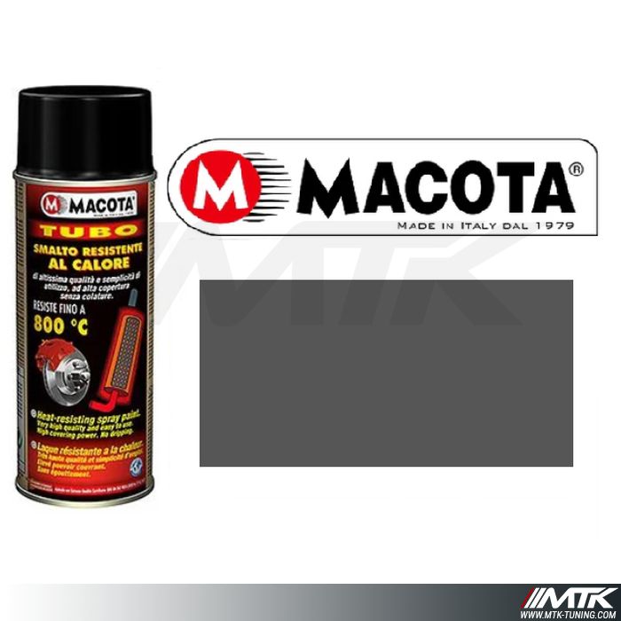 Peinture haute température Gris Anthracite Macota